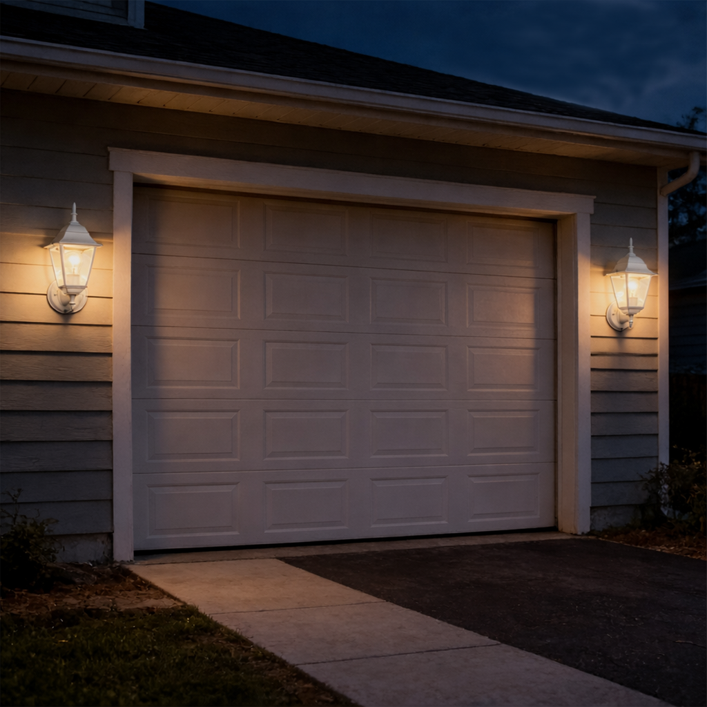 2 pack Traditional  Dusk-to-Dawn Outdoor Wall Light for Timeless Exterior Style